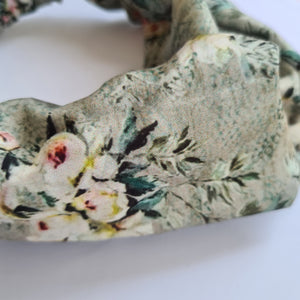 Floral Mint- Turban headband