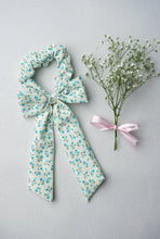 Load image into Gallery viewer, Green Blossom Scrunchie